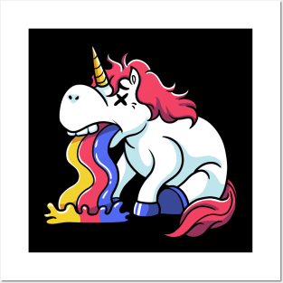 Unicorn Unleashed: The Puking Phenomenon Begins! Posters and Art